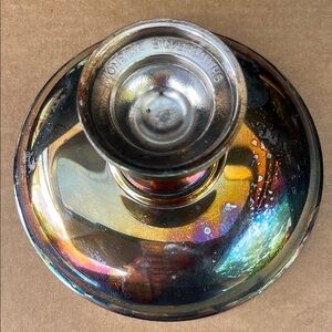 Oneida Silver Art Piece with Iridescent Finish